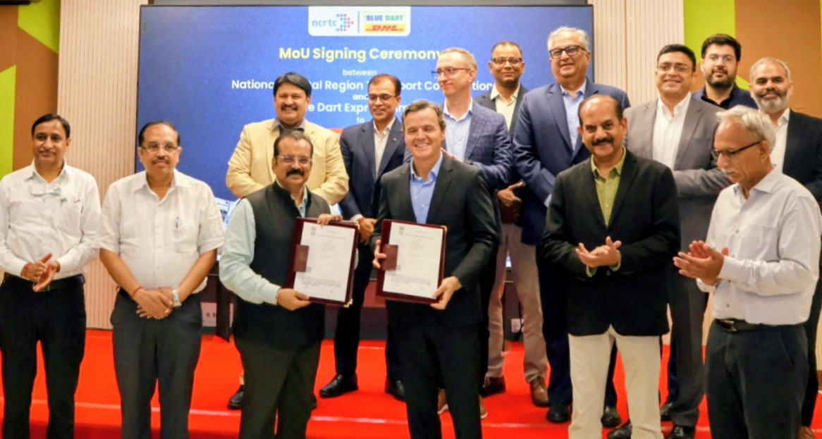 Blue Dart, NCRTC Sign MoU to Explore Parcel Transport on Namo Bharat Corridor