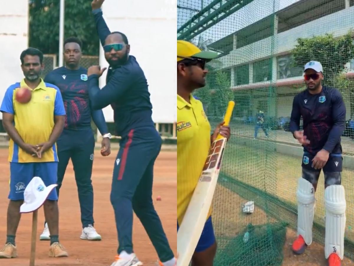 WATCH VIDEO: West Indies Players Practising At Chennai Super Kings Academy, What’s Behind The Training Camp?