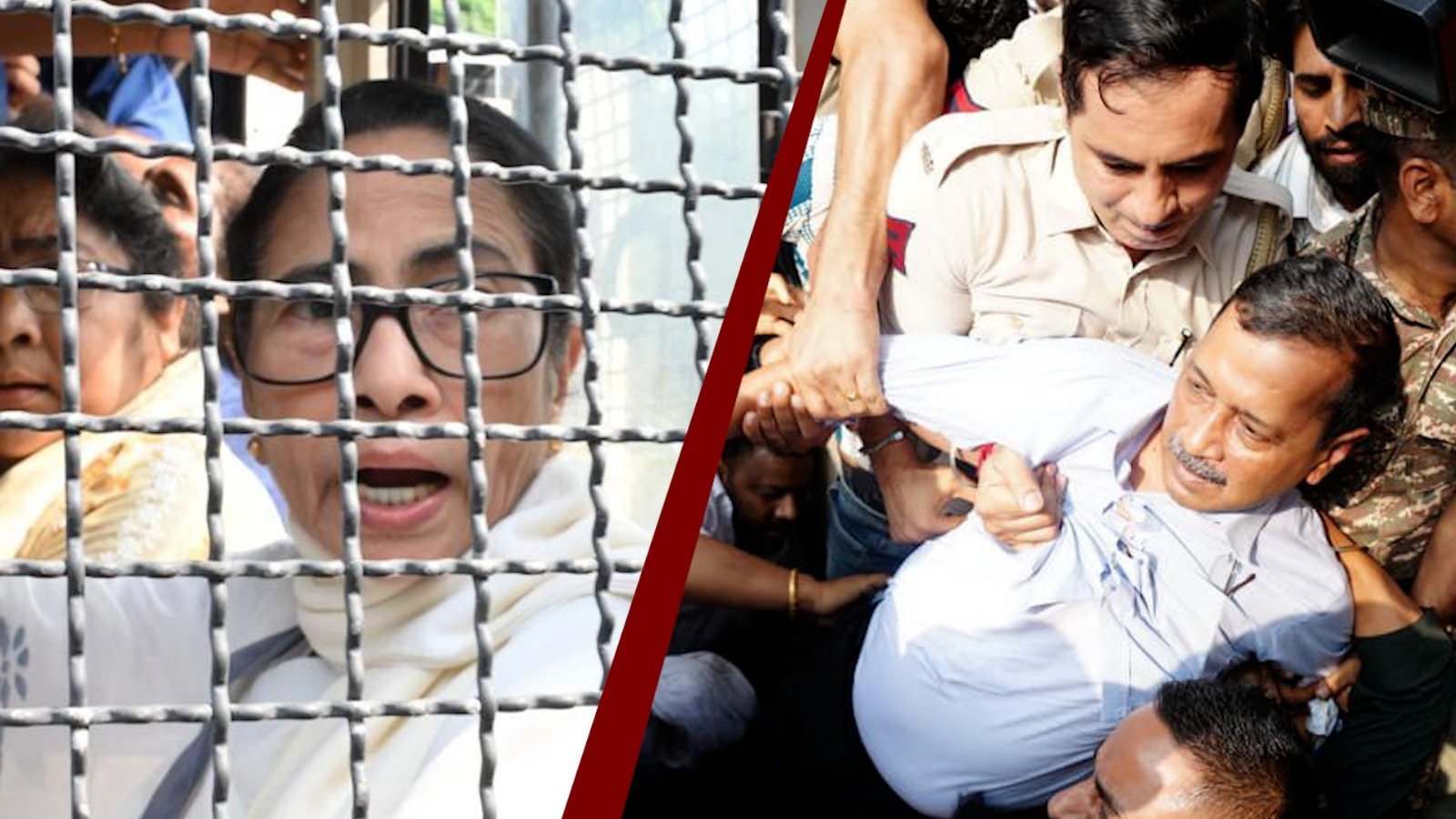 CJP protest: 4 former CMs among several INDIA bloc leaders detained by Delhi Police