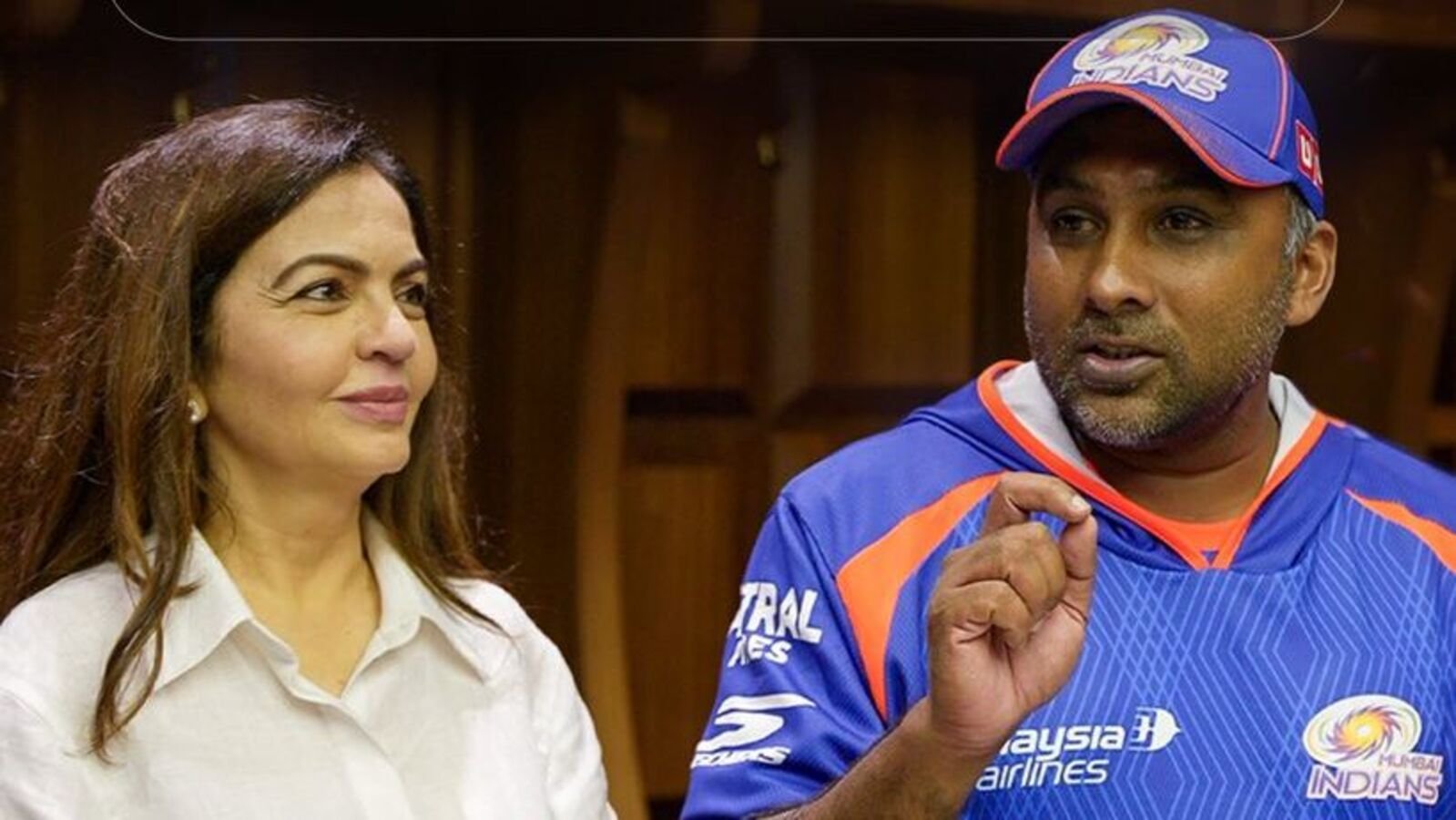 ‘Calm leadership, integrity, deep love for the game’ - Nita Ambani cherishes Mahela Jayawardene's time at Mumbai Indians
