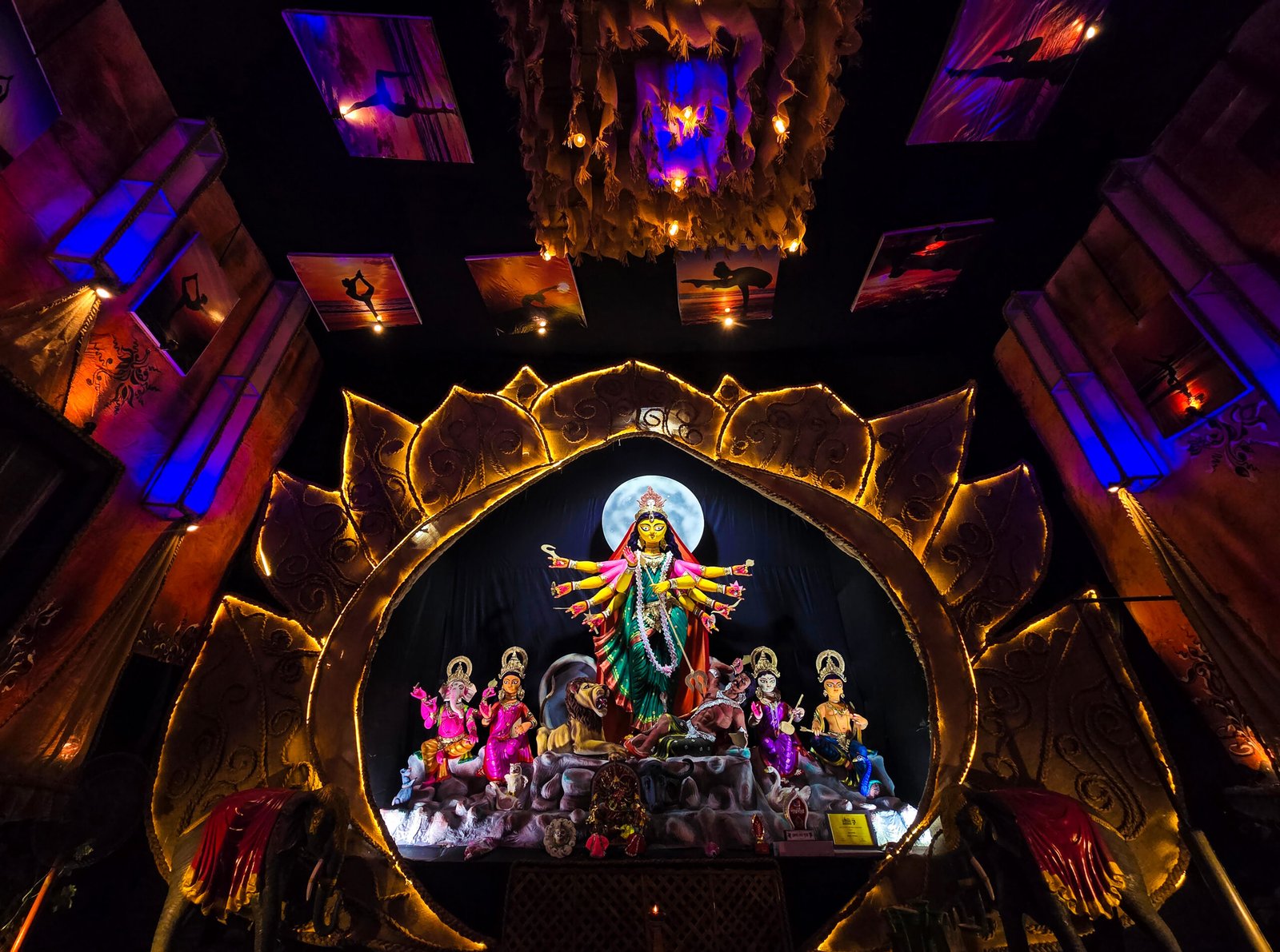 Suri: Yoga Themed Durga Puja #Gallery