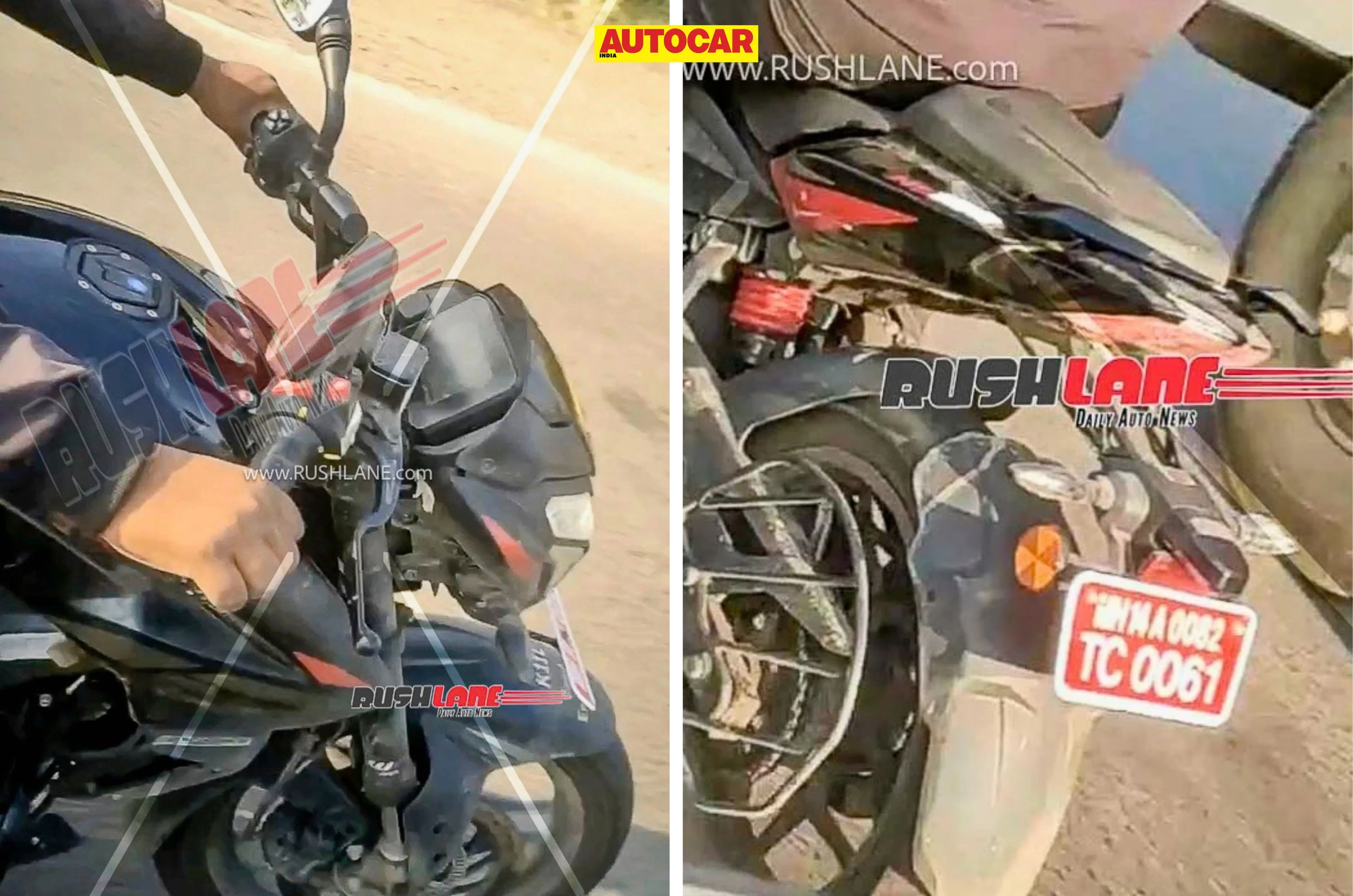 Updated Bajaj Pulsar NS160 spotted testing